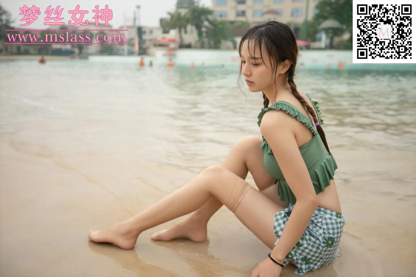 [MSLASS梦丝女神] 2020.07.03 NO.117 诗琪 泳池派对 [62P]插图3